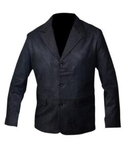 Doctor Who Black Leather Coat