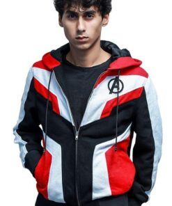 Avengers Endgame Hoodie Leather Jacket for men