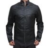 Men’s Batman Begin Black Leather Jacket